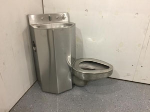 Image of Prison Toilet And Sink (Right)