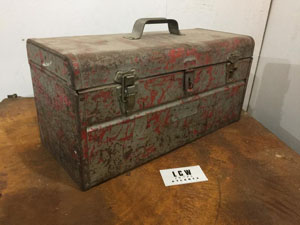 Image of 20x10 Red Metal Tool Box