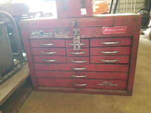 Image of Red Snapon Tool Cabinet