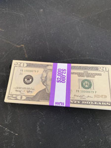 Image of $20 Bill Stack
